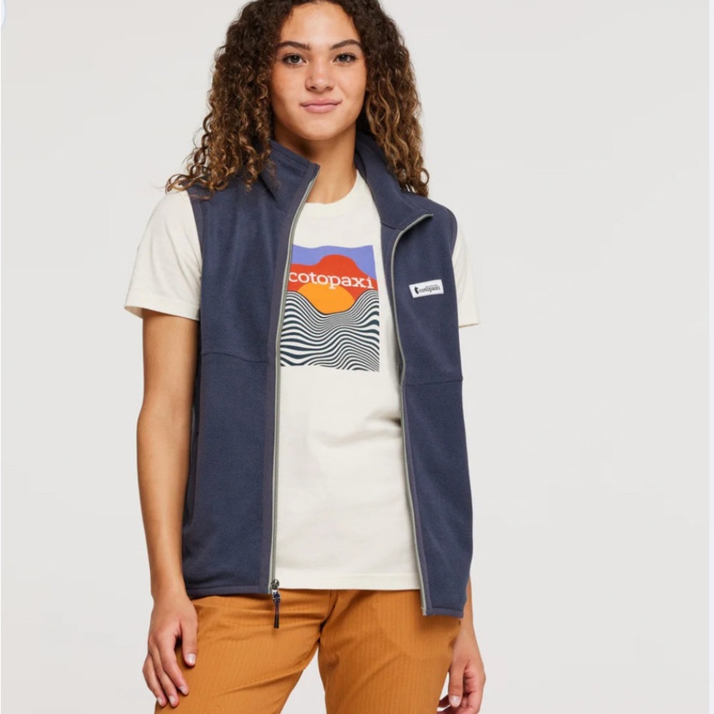 Cotopaxi Midnight Blue Fleece Vest XL NWOT